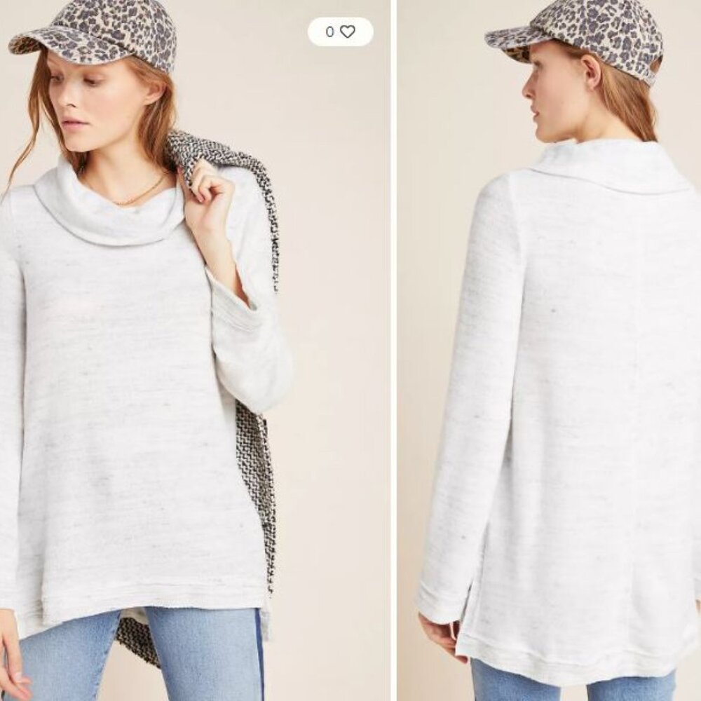 Anthropologie Maeve Risa Hacci Tunic Sweater Sold Out XS